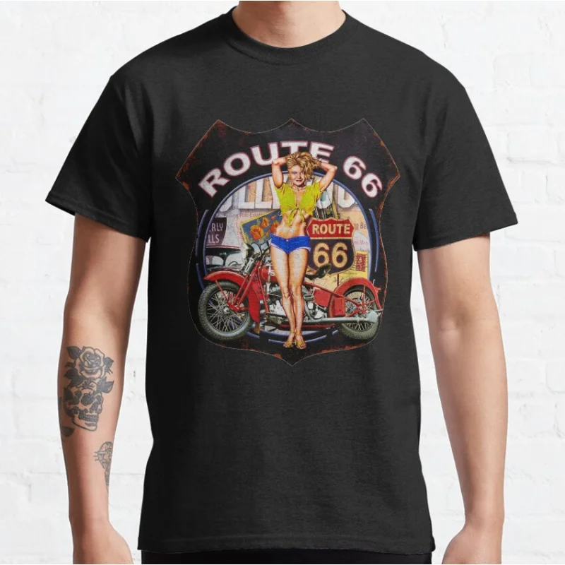 0327 Historic Retro route 66 Badge US Mother Road travel Gift t shirt street of america Highway Graphic clothes All size Tops
0327 Historic Retro route 66 Badge US Mother Road travel Gift t shirt street of america Highway Graphic clothes All size Tops