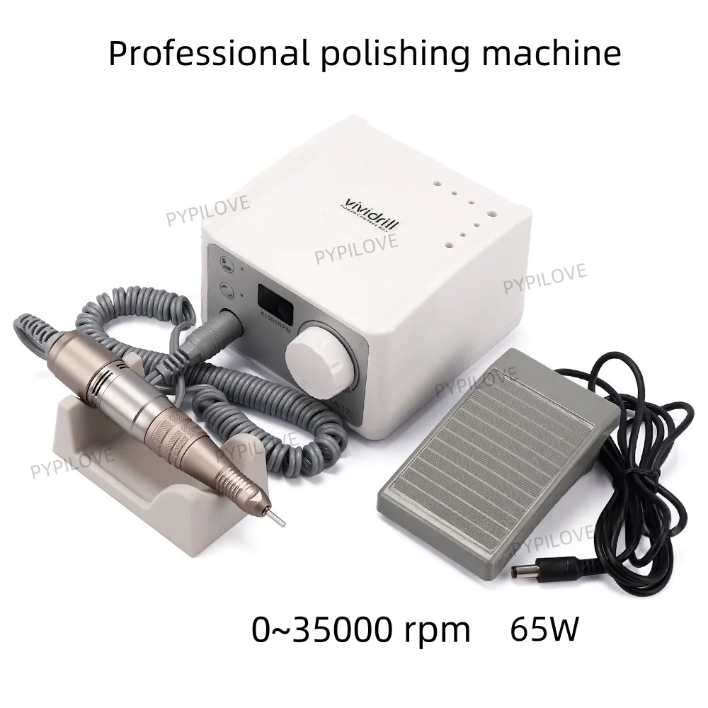 65W Professional Electric Nail Drill Polisher Machine 35000RPM Metal Manicure Pen For Manicure Pedicure Lathe Grinding Device
65W Professional Electric Nail Drill Polisher Machine 35000RPM Metal Manicure Pen For Manicure Pedicure Lathe Grinding Device
