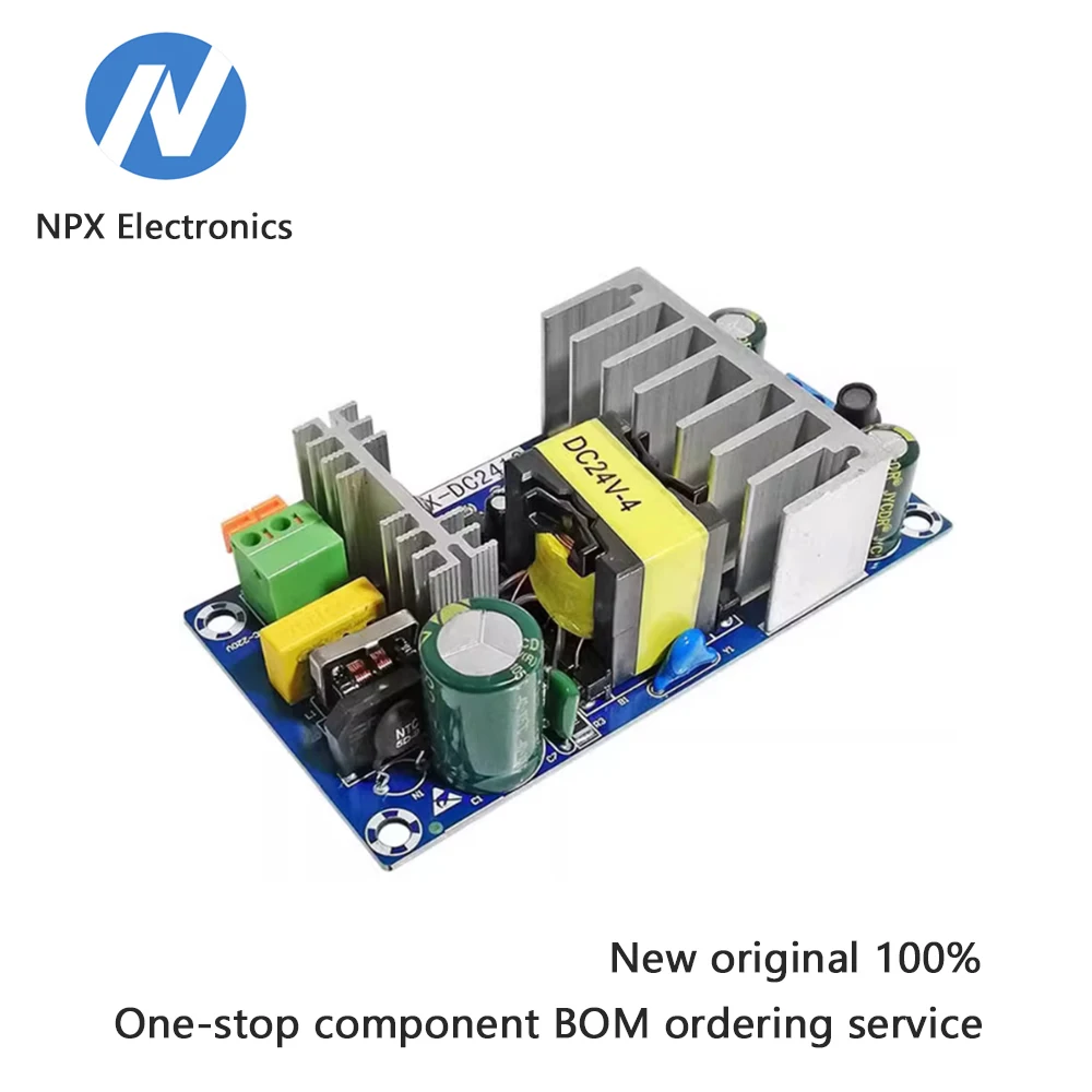 Модуль импульсного источника питания AC-DC с высокой мощностью 100 Вт, голая плата 24 В, 4 А, плата стабилизации напряжения переменного тока 85–265 В до 24 В постоянного тока
Модуль импульсного источника питания AC-DC с высокой мощностью 100 Вт, голая плата 24 В, 4 А, плата стабилизации напряжения переменного тока 85–265 В до 24 В постоянного тока