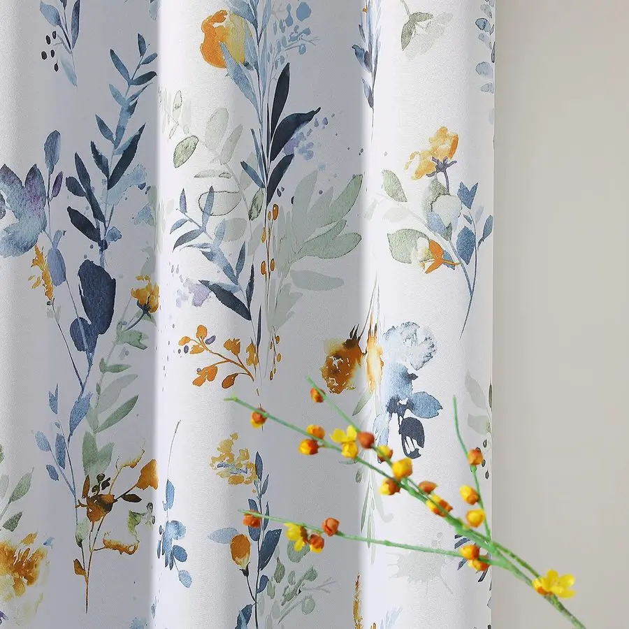 Floral Curtains 84 inches Long Living Room Curtains Room Darkening Curtains Thermal Insulated Light Blocking Drapes Grommet for
Floral Curtains 84 inches Long Living Room Curtains Room Darkening Curtains Thermal Insulated Light Blocking Drapes Grommet for