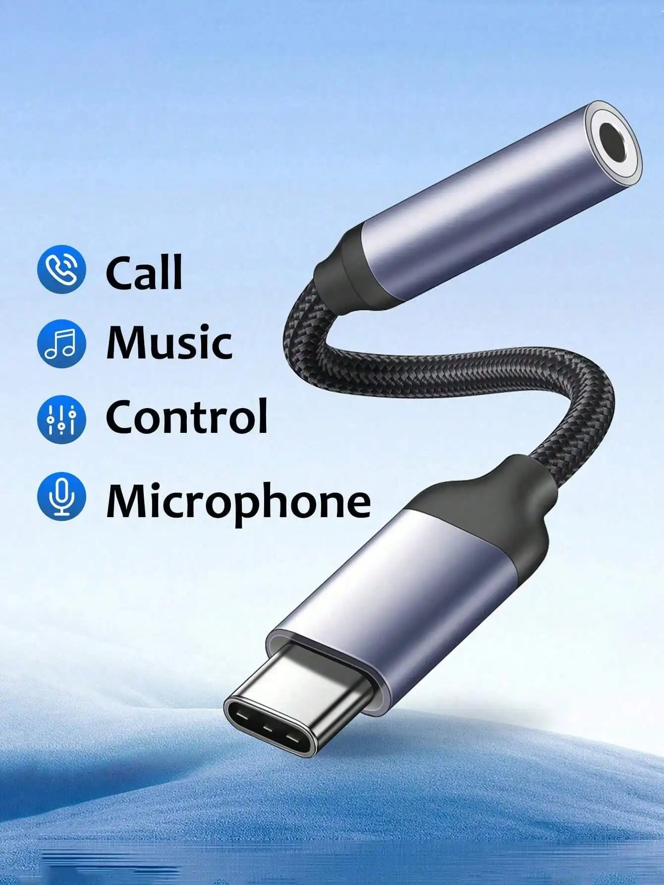 USB Type C to 3.5mm Female Headphone Jack Adapter, USB C to 3.5 mm Aux Audio Dongle Cable Cord Compatible with iPhone 16 Pro Max
USB Type C to 3.5mm Female Headphone Jack Adapter, USB C to 3.5 mm Aux Audio Dongle Cable Cord Compatible with iPhone 16 Pro Max