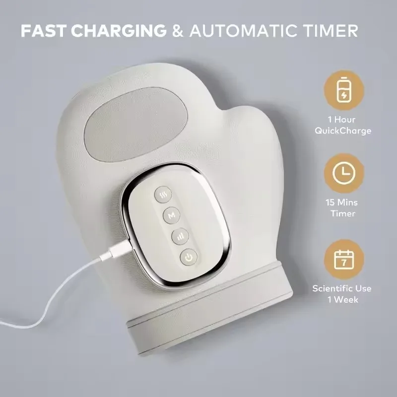 Intelligent Hot Compress Hand Massager Electric Finger Massager Air Compression Vibration Massage For Finger Palm Fatigue Relax
Intelligent Hot Compress Hand Massager Electric Finger Massager Air Compression Vibration Massage For Finger Palm Fatigue Relax