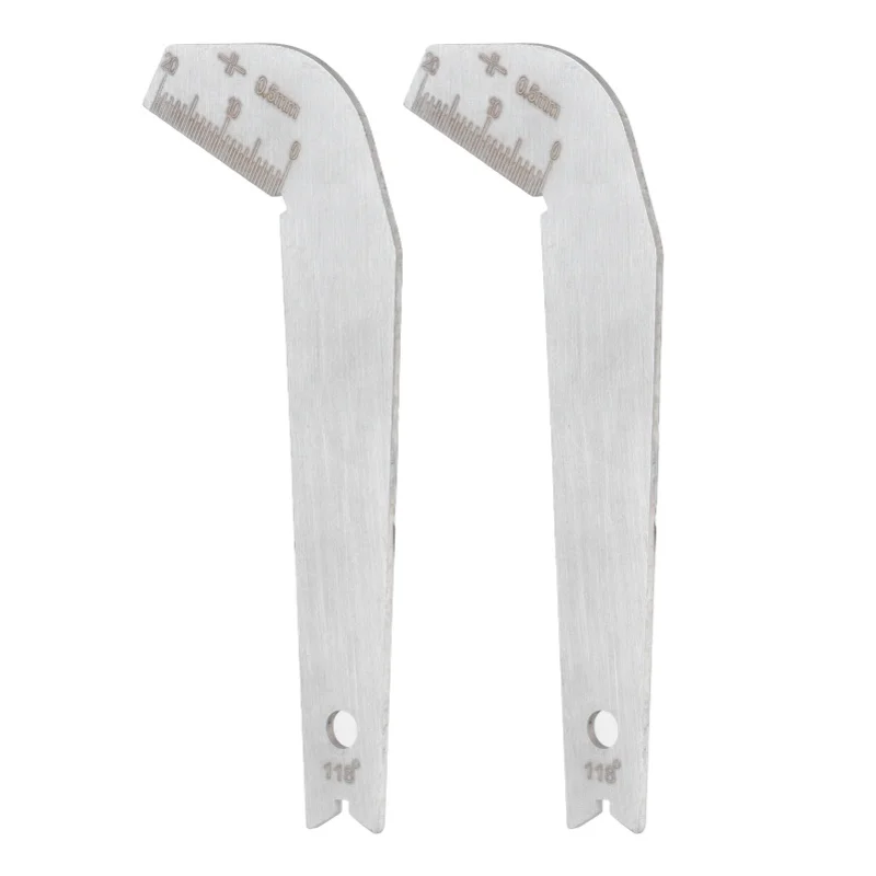 2Pcs Drill Bit Angle Gauge 118 Degree Metal Blade Measurement Sharpener Inspection Tool
2Pcs Drill Bit Angle Gauge 118 Degree Metal Blade Measurement Sharpener Inspection Tool
