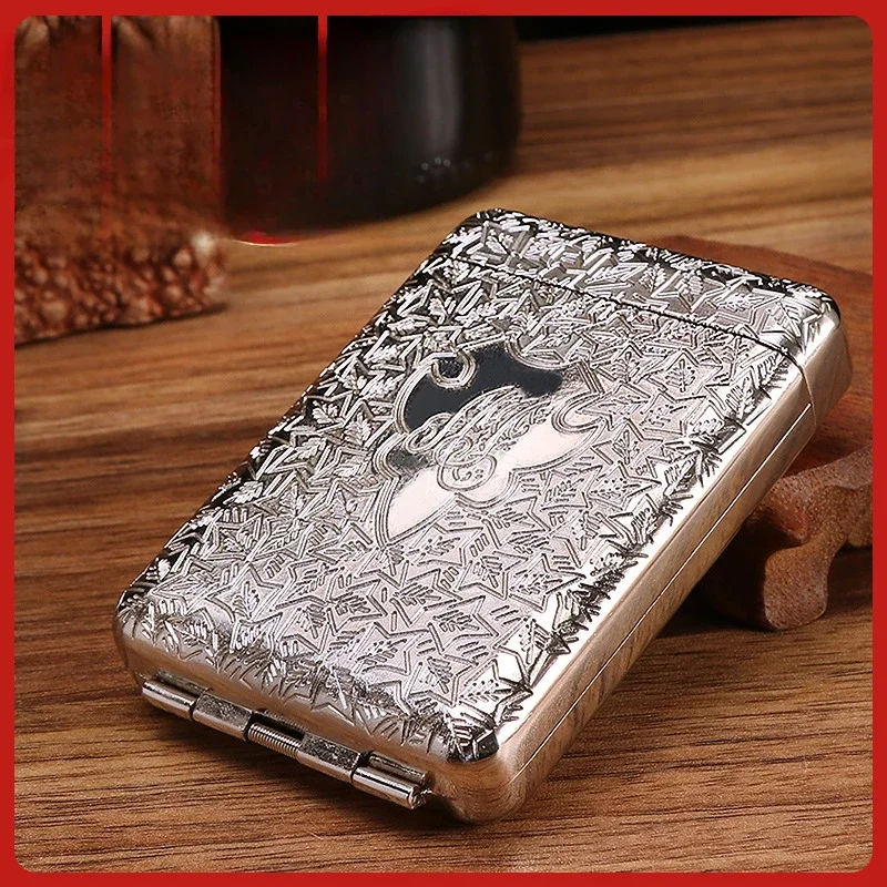 High Quality Fashion Men's Cigarette Case 16 Or 20 Capacity Three Open Design Cigarette Box Cig Holder 1pc Gift
High Quality Fashion Men's Cigarette Case 16 Or 20 Capacity Three Open Design Cigarette Box Cig Holder 1pc Gift