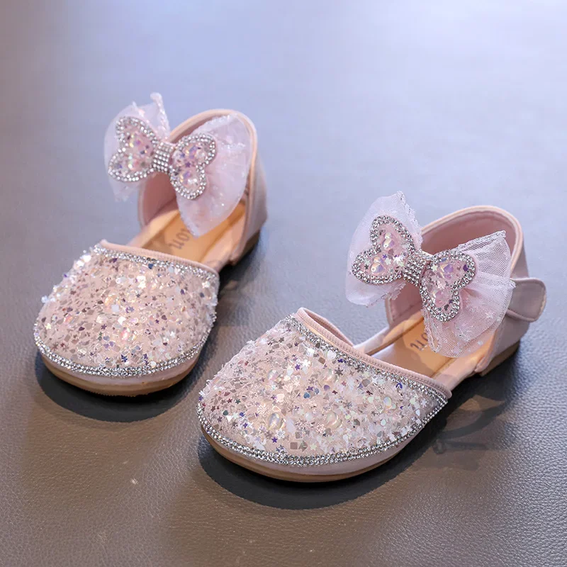 Kids Sandal Sequins New Luxury Girls Summer Shoes Wedding Party Bowknot Children's Fashion Princess Causal Dress Flat Sandals
Kids Sandal Sequins New Luxury Girls Summer Shoes Wedding Party Bowknot Children's Fashion Princess Causal Dress Flat Sandals