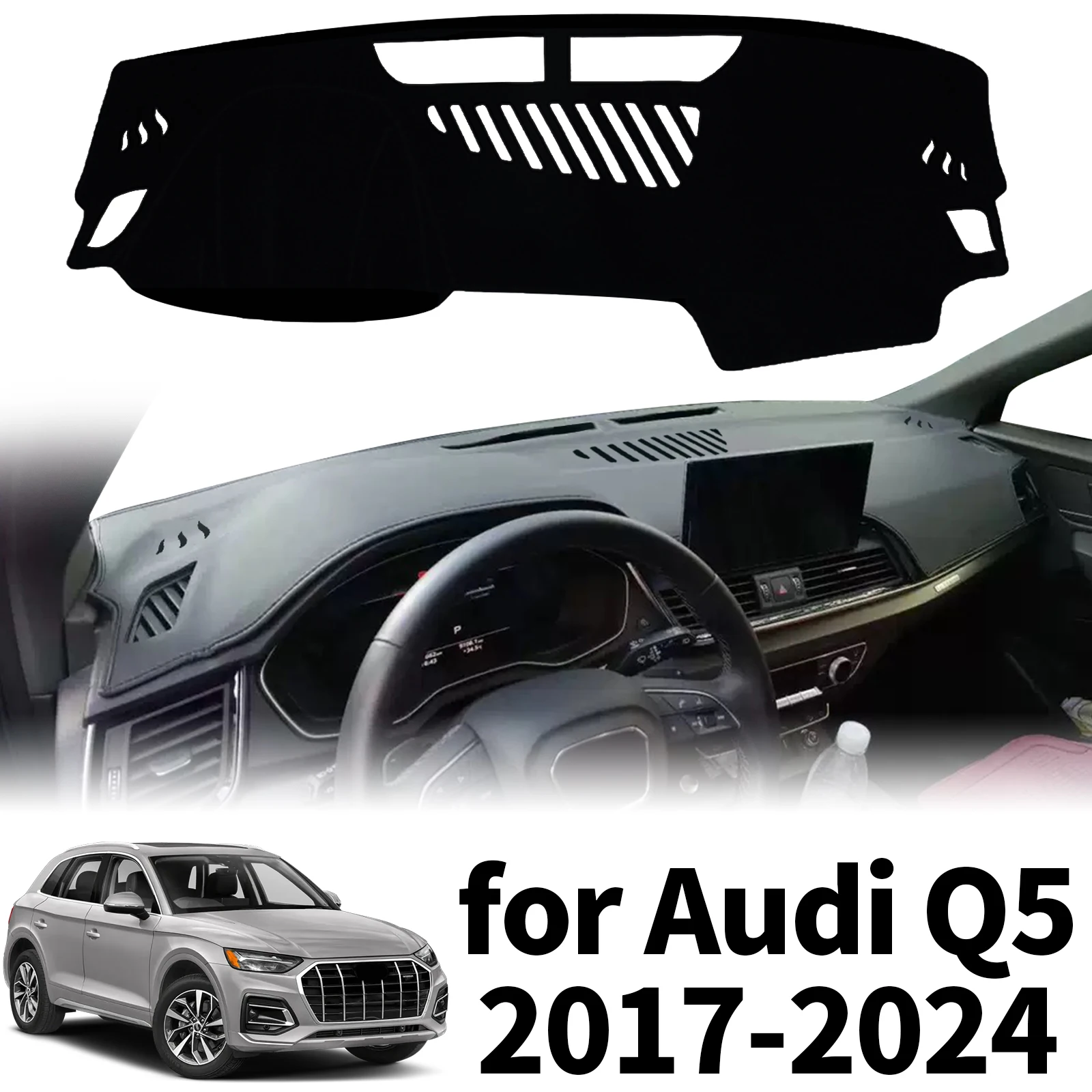 fit for Audi Q5 2017-2024 2023 2022 2021 SQ5 Dashmat Dashboard Cover Pad Protective Carpet DashMat Sunshade Car Accessories
fit for Audi Q5 2017-2024 2023 2022 2021 SQ5 Dashmat Dashboard Cover Pad Protective Carpet DashMat Sunshade Car Accessories