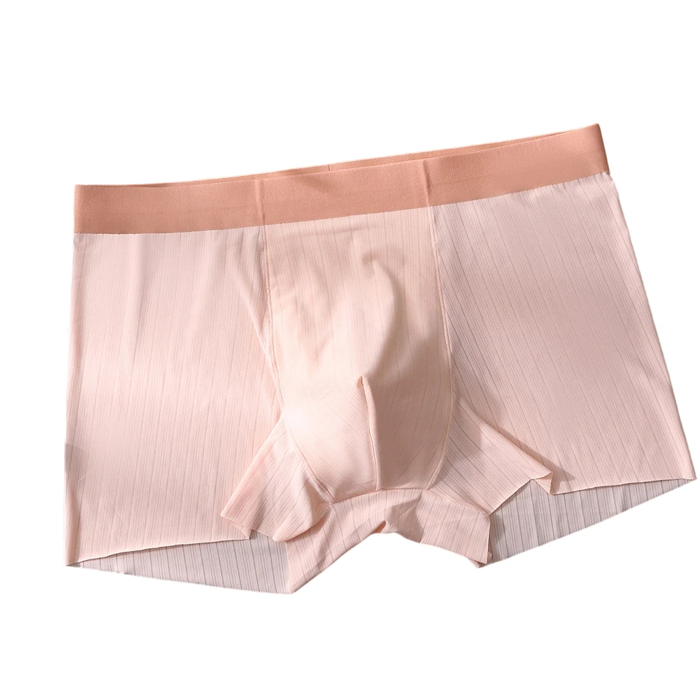 Men's Seamless Trunks Ultra-thin Lingerie Ultra Hot Ice Silk Underwear For Man Calcinha Gay 3D Bulge Pouch Classic Boxer Shorts
Men's Seamless Trunks Ultra-thin Lingerie Ultra Hot Ice Silk Underwear For Man Calcinha Gay 3D Bulge Pouch Classic Boxer Shorts