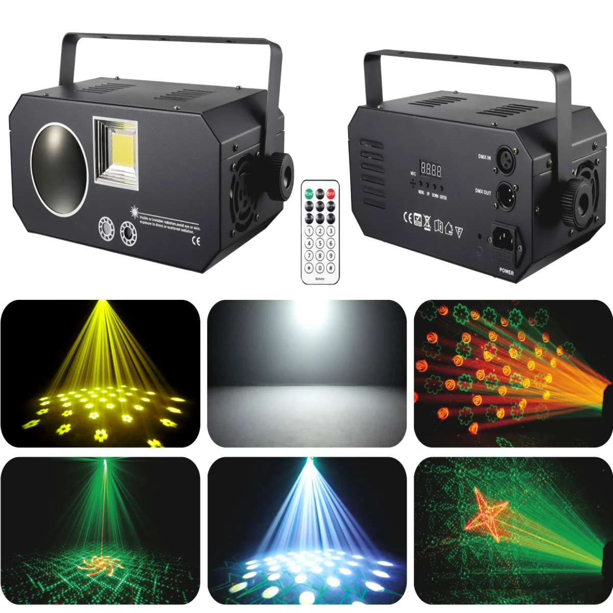 LED Stage Lights gobo&strobe&laser 3in1 7Color Wheel Beam Wash Star Effect DJ DMX512 With Wireless Control
LED Stage Lights gobo&strobe&laser 3in1 7Color Wheel Beam Wash Star Effect DJ DMX512 With Wireless Control