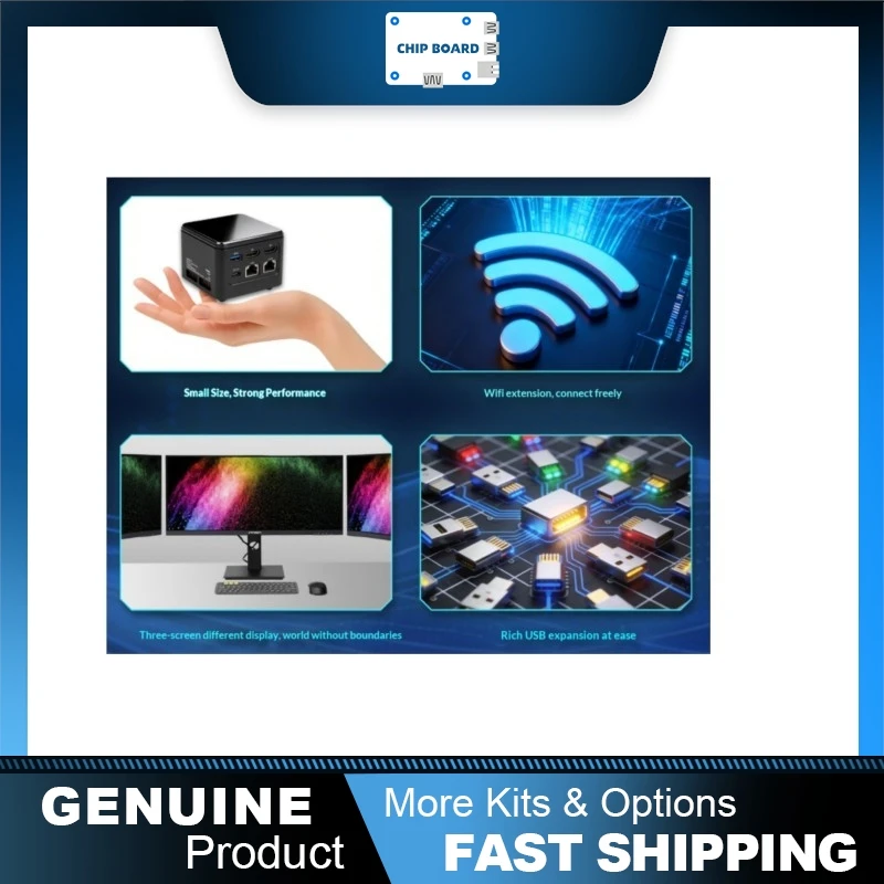 Romindly M1 Dual Network Mini Cube Industrial PC N300/N305 DDR5 UAV Robotics Embedded Control Edge Computing Host System Device
Romindly M1 Dual Network Mini Cube Industrial PC N300/N305 DDR5 UAV Robotics Embedded Control Edge Computing Host System Device