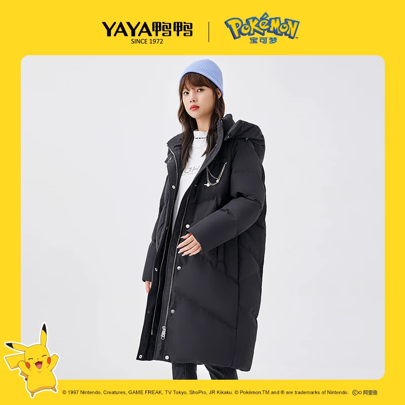YAYA 2021 Women Down Jacket Detachable Hood Picachu Windbreak Waterproof Winter Long Dupont Thick Fabric Overcoat Padded Parkas
YAYA 2021 Women Down Jacket Detachable Hood Picachu Windbreak Waterproof Winter Long Dupont Thick Fabric Overcoat Padded Parkas
