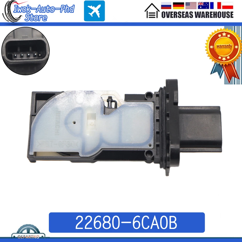 Car 22680-6CA0B MAF MASS AIR FLOW METER SENSOR For INFINITI QX50 QX55 QX60 NISSAN ALTIMA PATHFINDER ROGUE SENTRA 22680-5NA0A
Car 22680-6CA0B MAF MASS AIR FLOW METER SENSOR For INFINITI QX50 QX55 QX60 NISSAN ALTIMA PATHFINDER ROGUE SENTRA 22680-5NA0A