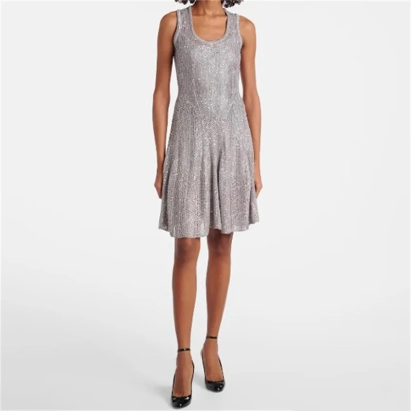 Women's dress New elastic knitted slim fit long dresses for summer 2025 sequin blended knee length dress A-line cake dress y2k
Women's dress New elastic knitted slim fit long dresses for summer 2025 sequin blended knee length dress A-line cake dress y2k