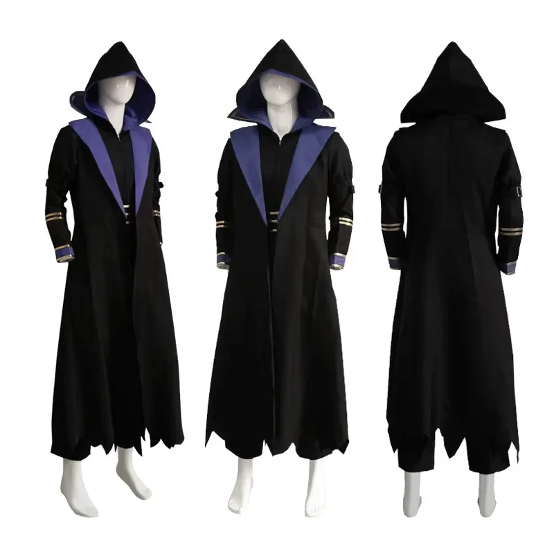 Anime The Eminence In Shadow Cosplay Cid Kagenou Costume Black Cloak Uniform Leader of Shadow Garden Halloween Outfit for Men
Anime The Eminence In Shadow Cosplay Cid Kagenou Costume Black Cloak Uniform Leader of Shadow Garden Halloween Outfit for Men
