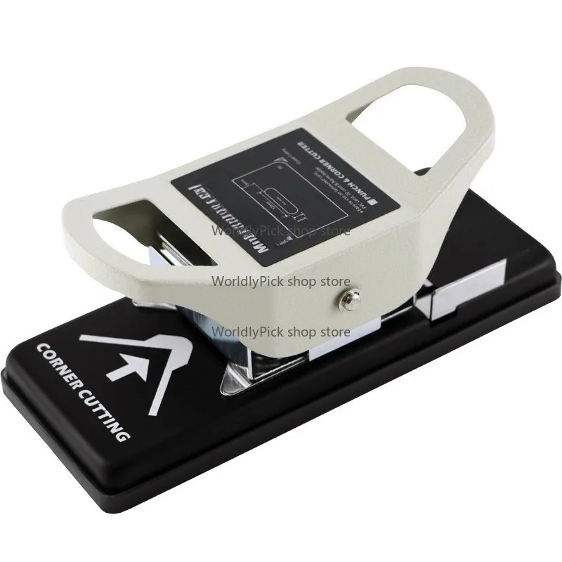 Dual-Purpose Desktop PVC Document Card Corner Cutting Machine Flat Hole Chamfering Punches with Comfortable Flat Hole Pliers
Dual-Purpose Desktop PVC Document Card Corner Cutting Machine Flat Hole Chamfering Punches with Comfortable Flat Hole Pliers