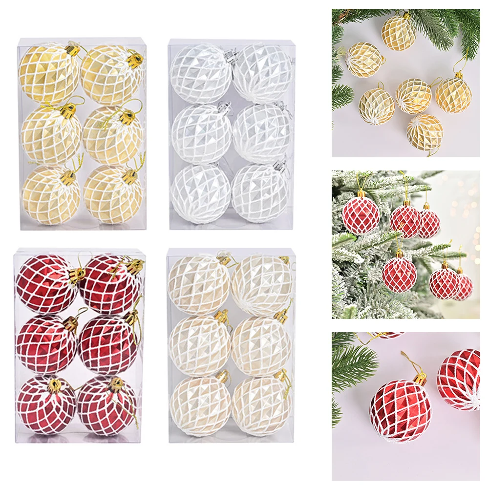 6PCS 6CM Christmas Balls Merry Christmas Ornament Xmas Tree Hanging Bauble Pendant For Home 2025 New Year Gifts
6PCS 6CM Christmas Balls Merry Christmas Ornament Xmas Tree Hanging Bauble Pendant For Home 2025 New Year Gifts