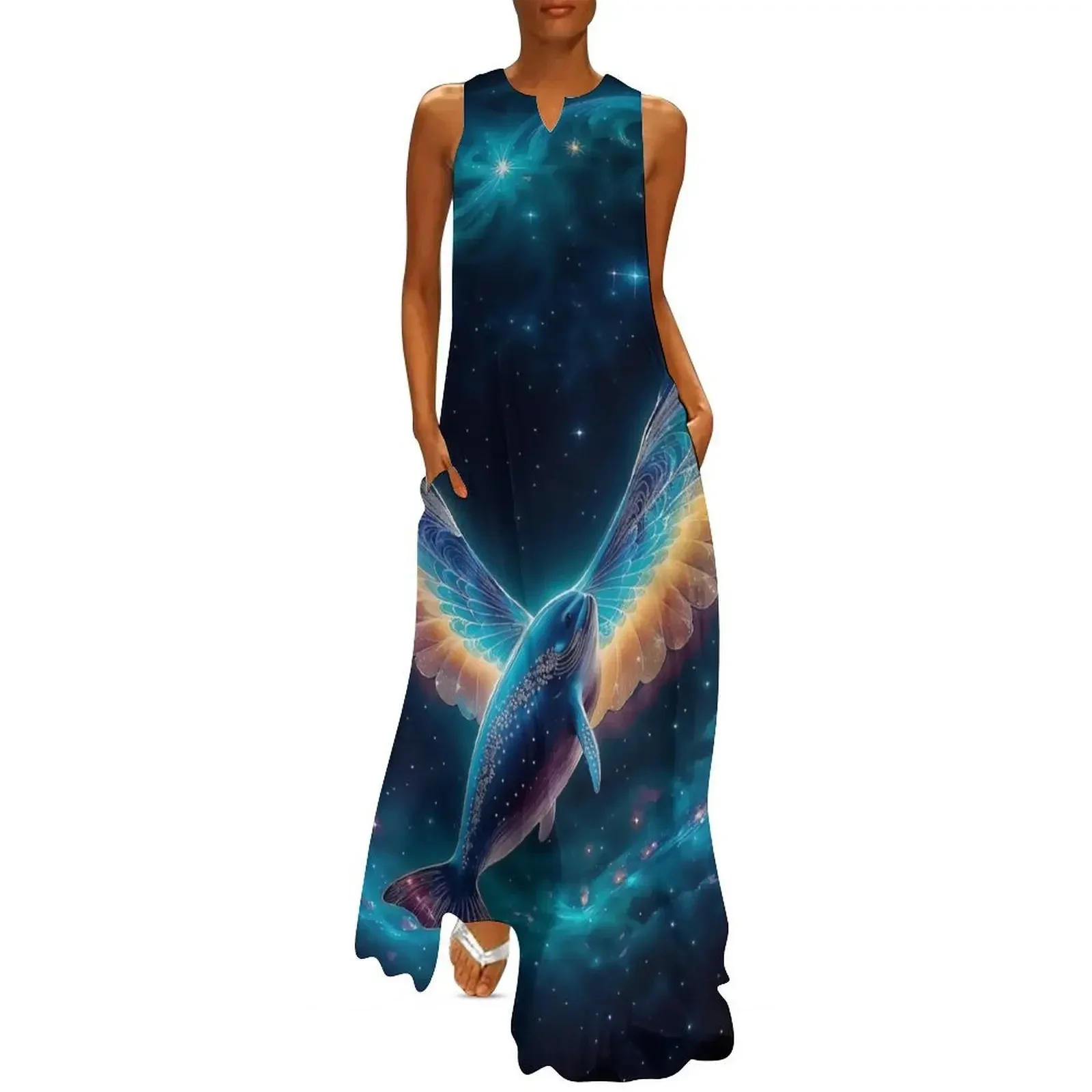 Multicolored cosmic whale of love Long Dress Woman dresses luxury evening dress woman for wedding dresses for women Dress
Multicolored cosmic whale of love Long Dress Woman dresses luxury evening dress woman for wedding dresses for women Dress