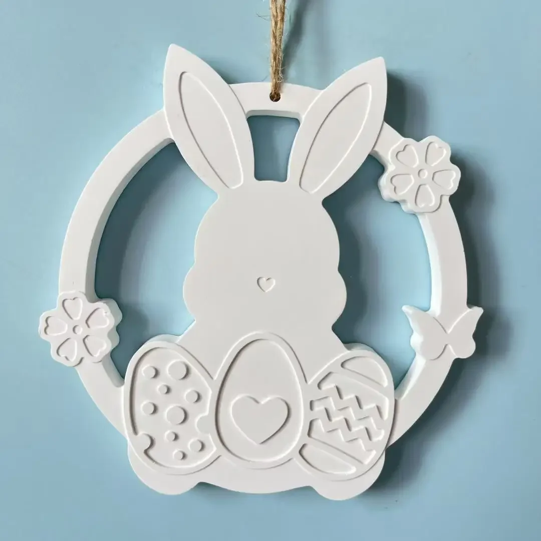 Irregular Bunny Molds Wall Decoration Wreath Molded Hanging Home Holiday Gift Idea for Creative Crafters
Irregular Bunny Molds Wall Decoration Wreath Molded Hanging Home Holiday Gift Idea for Creative Crafters