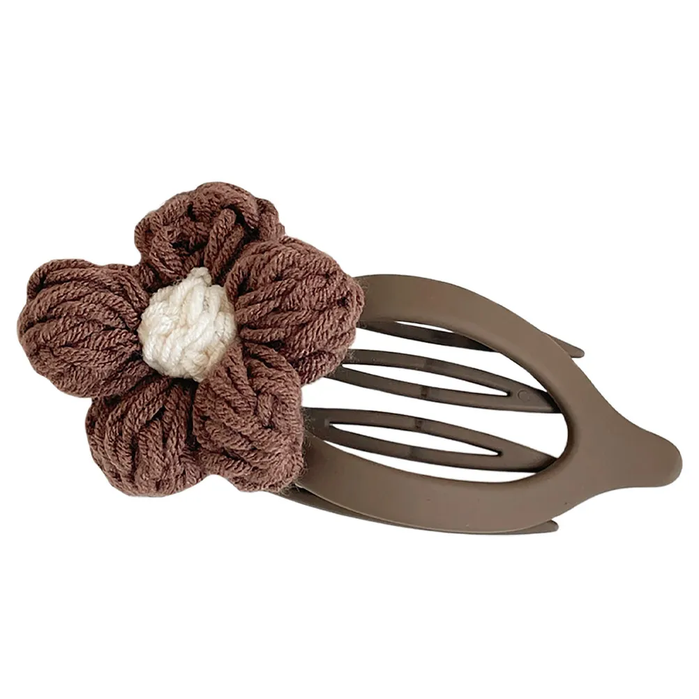 Crochet Flower Hair Clip for Women Soft Yarn Elegant Half-Up Hairstyle Accessory Secure Duckbill Claw Clip Spring Floral
Crochet Flower Hair Clip for Women Soft Yarn Elegant Half-Up Hairstyle Accessory Secure Duckbill Claw Clip Spring Floral