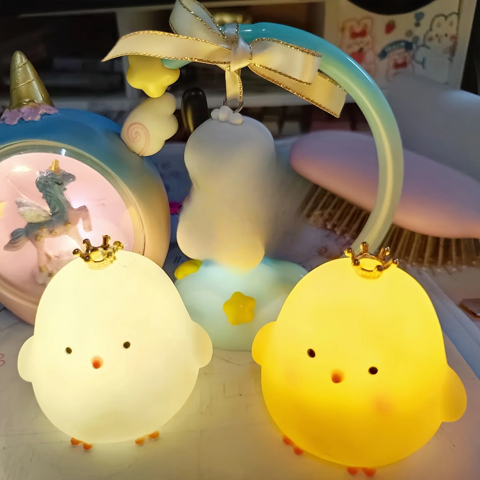 1/3/5Pcs Cute Chicken Soft Lighting Small Night Light Bedside Lamp Decoration Bedroom Atmosphere Light Girl Children GIft
1/3/5Pcs Cute Chicken Soft Lighting Small Night Light Bedside Lamp Decoration Bedroom Atmosphere Light Girl Children GIft 