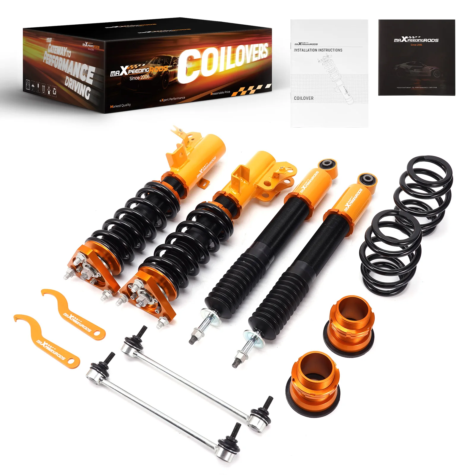 Suspension Shocks Coilovers Kit For Honda Civic FG3 LX Coupe 2-Door 2012-2015
Suspension Shocks Coilovers Kit For Honda Civic FG3 LX Coupe 2-Door 2012-2015