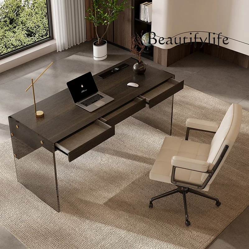 XB Italian Minimalist Desk High-end Home Living Room Study Acrylic Desk Light Luxury Simple Computer Desk
XB Italian Minimalist Desk High-end Home Living Room Study Acrylic Desk Light Luxury Simple Computer Desk