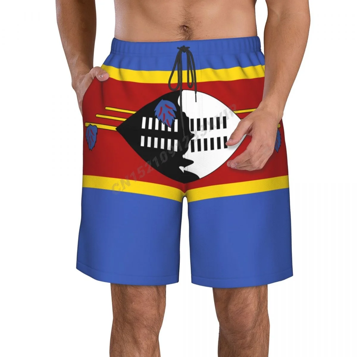 Summer Men's Eswatini Flag Beach Pants Shorts Surfing M-2XL Polyester Swimwear Running
Summer Men's Eswatini Flag Beach Pants Shorts Surfing M-2XL Polyester Swimwear Running