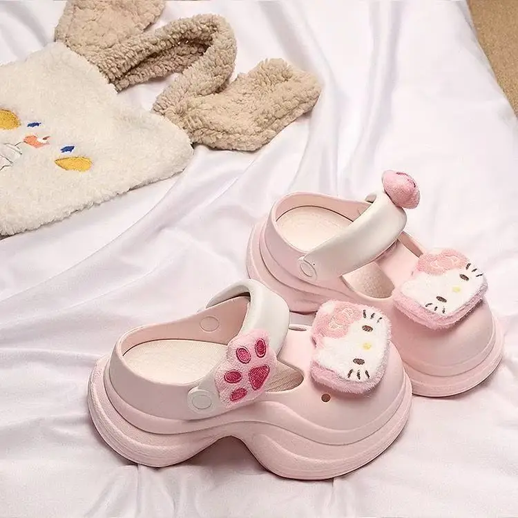 real pictures 2026 new summer Sanrio hello kitty caroon cute lovely good quality women girls white pink blue beach heel sandals
real pictures 2026 new summer Sanrio hello kitty caroon cute lovely good quality women girls white pink blue beach heel sandals