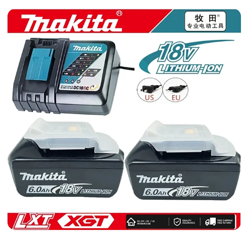 Genuine/Original 6.0Ah Makita bl1860 18v battery bl1850b BL1850 bl 1860 bl1830 bl1815 bl1840 LXT400 for makita tools drill
Genuine/Original 6.0Ah Makita bl1860 18v battery bl1850b BL1850 bl 1860 bl1830 bl1815 bl1840 LXT400 for makita tools drill