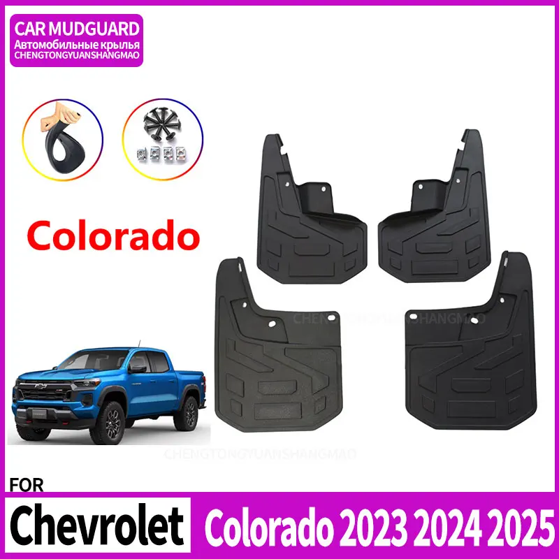 Fenders Mudguards For Chevrolet Colorado 2023 2024 2025 Durable Splash Resistant Front Rear Wheel For Protection Set 4
Fenders Mudguards For Chevrolet Colorado 2023 2024 2025 Durable Splash Resistant Front Rear Wheel For Protection Set 4