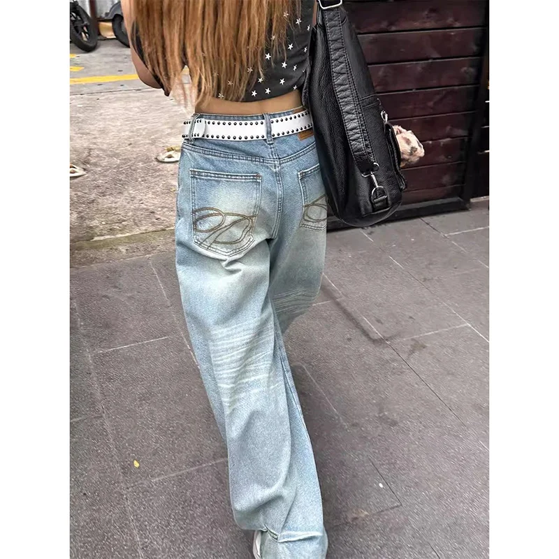 Trendy Fashion Girls High Waist Jeans Women Korean Classic Baggy Straight Leg Trousers Lady Retro Solid Denim Pants
Trendy Fashion Girls High Waist Jeans Women Korean Classic Baggy Straight Leg Trousers Lady Retro Solid Denim Pants