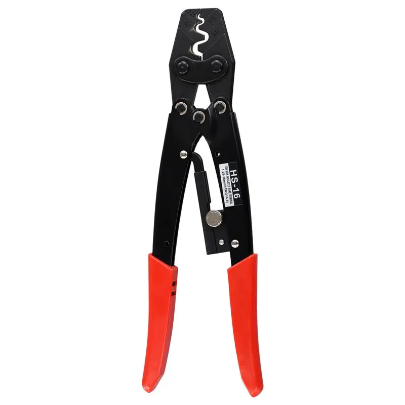 HS-16 Crimper Plier Ratchet Type Bare Terminal Crimping Pliers OT UT Crimping Tool Electric Terminal 1.5-16Mm²-AA26
HS-16 Crimper Plier Ratchet Type Bare Terminal Crimping Pliers OT UT Crimping Tool Electric Terminal 1.5-16Mm²-AA26