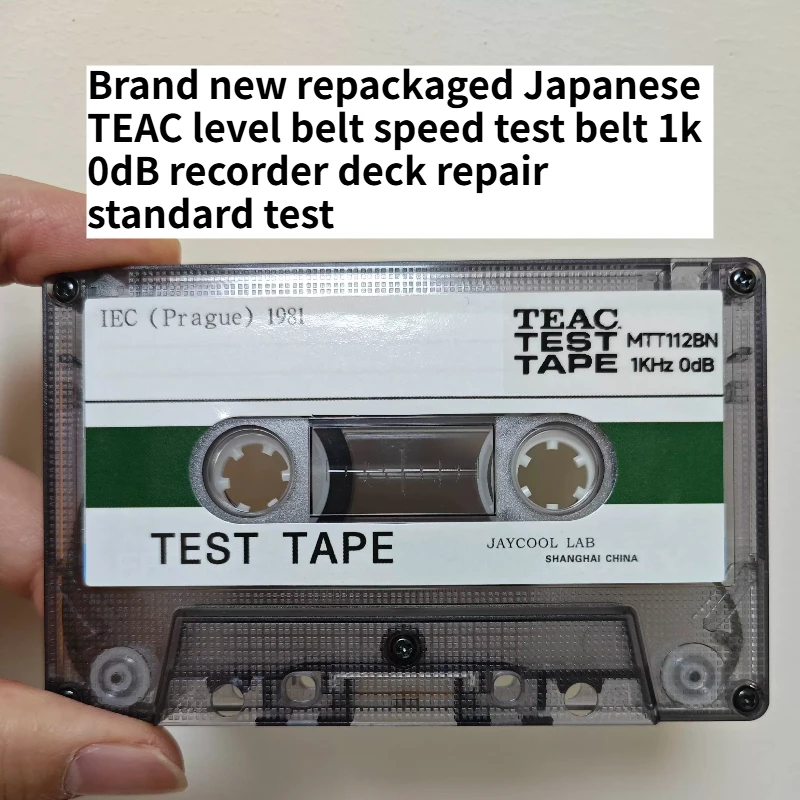 Brand New Repackaged Japanese TEAC Level Belt Speed Test Belt 1k 0dB Recorder Deck Repair Standard Test
Brand New Repackaged Japanese TEAC Level Belt Speed Test Belt 1k 0dB Recorder Deck Repair Standard Test