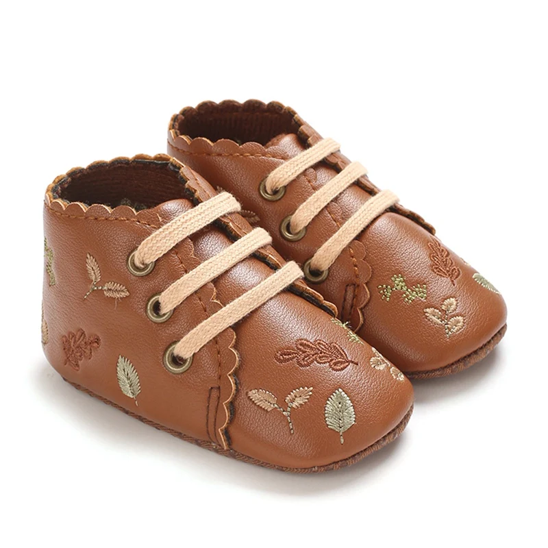 Baby Girl Shoes PU Leather Sneakers Embroidered Flowers Soft Bottom Non-slip Lightweight First Walker Crib Shoes 0-18 Months
Baby Girl Shoes PU Leather Sneakers Embroidered Flowers Soft Bottom Non-slip Lightweight First Walker Crib Shoes 0-18 Months