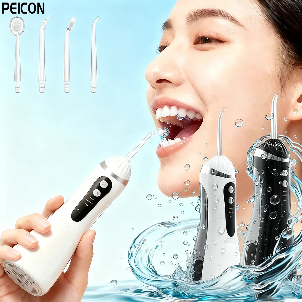 Electric Oral irrigator Teeth Water Flosser 3 Cleaning Modes Water Flosser Irrigator Portable Rechargeable Teeth Cleaner
Electric Oral irrigator Teeth Water Flosser 3 Cleaning Modes Water Flosser Irrigator Portable Rechargeable Teeth Cleaner
