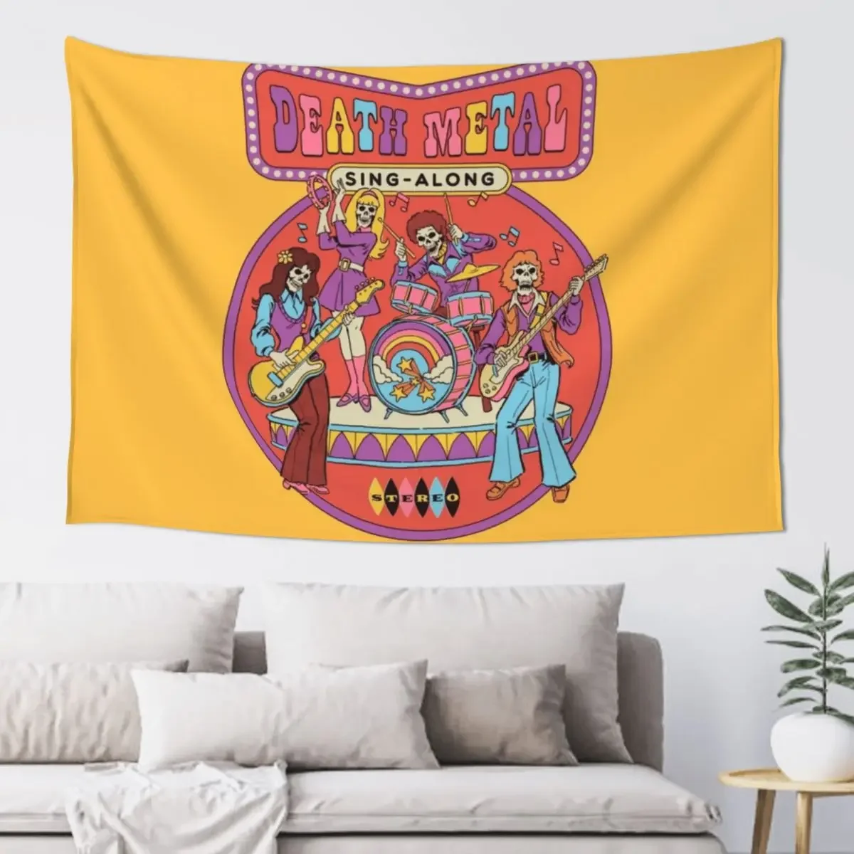 Death Metal Sing-Along Tapestry Room Decor Aesthetic Outdoor Decor Wall Decoration Tapestry
Death Metal Sing-Along Tapestry Room Decor Aesthetic Outdoor Decor Wall Decoration Tapestry