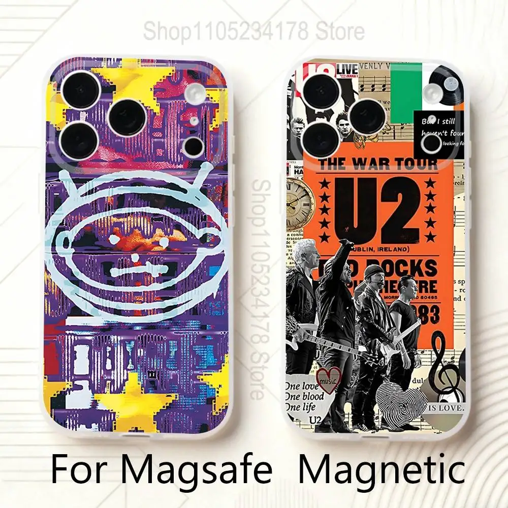 The U-U2s Rock Band Phone Case For iPhone 14,16,12,17,13,15,11 Max,Pro,Mini,Plus,Air,E Magnetic Frosted Transparent
The U-U2s Rock Band Phone Case For iPhone 14,16,12,17,13,15,11 Max,Pro,Mini,Plus,Air,E Magnetic Frosted Transparent