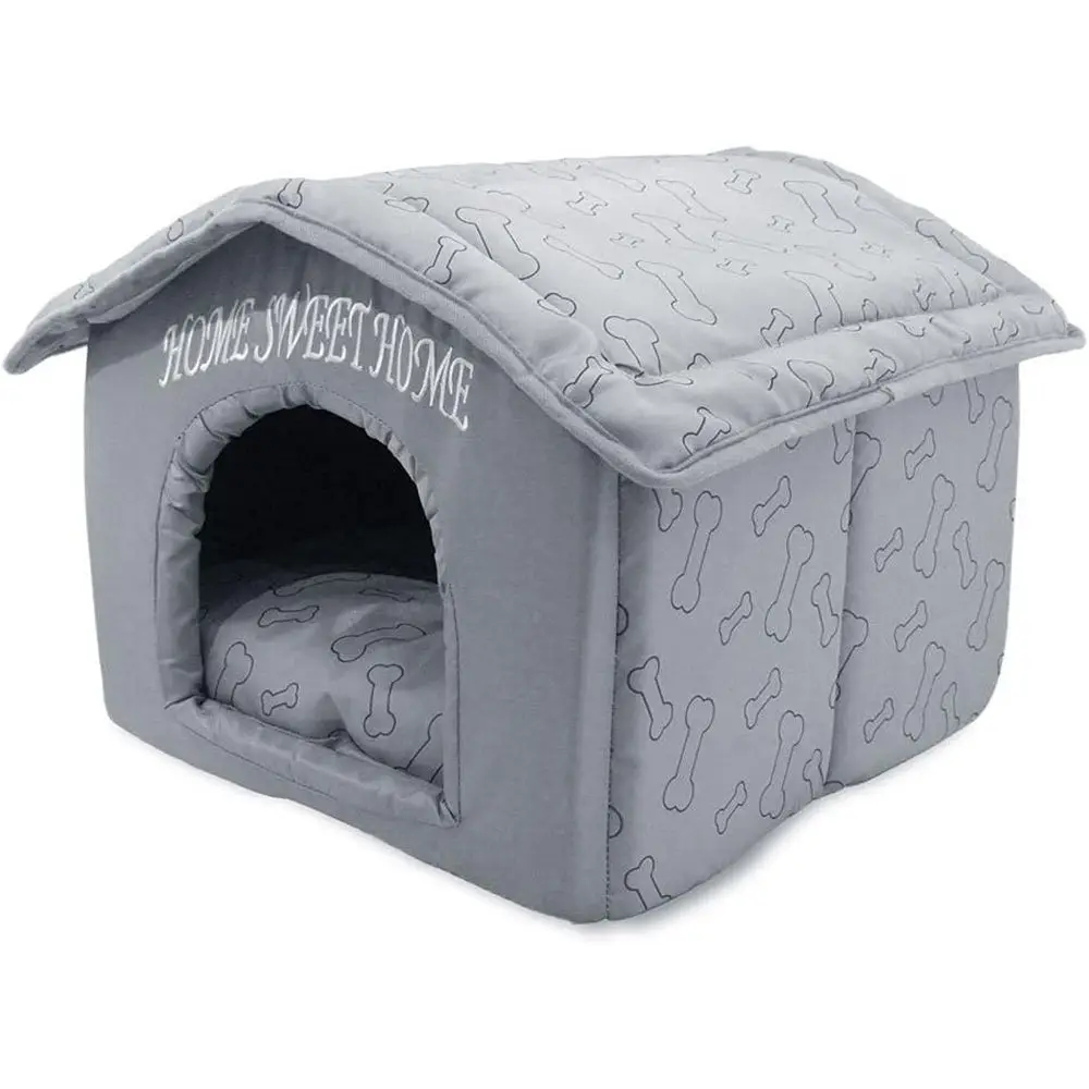 Cat Bed Indoor Dome Tent House Removable Pillow Covered Cat Cave Small Dog Puppies All Breeds Cats - Silver w/ Bones, 16 x 16 x
Cat Bed Indoor Dome Tent House Removable Pillow Covered Cat Cave Small Dog Puppies All Breeds Cats - Silver w/ Bones, 16 x 16 x
