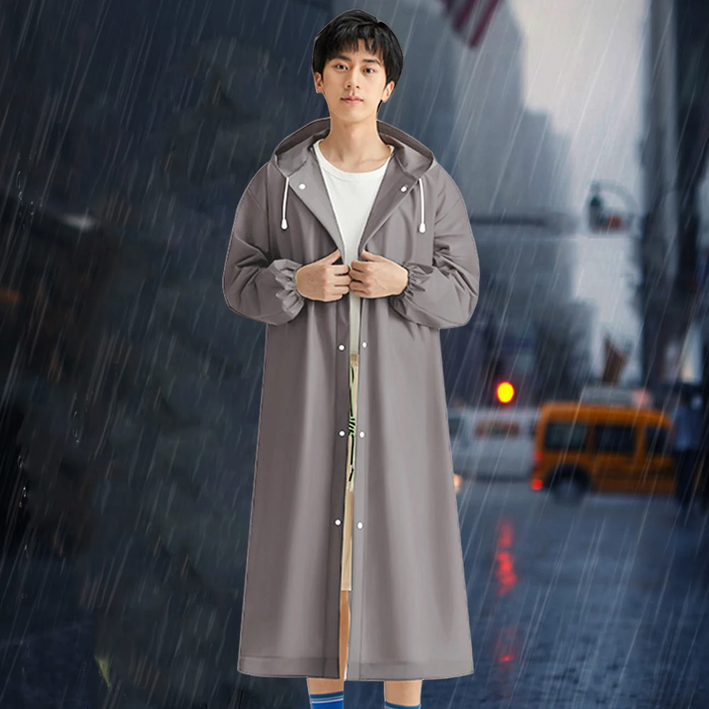 Waterproof Rain Coat Reusable Hooded Rain Poncho Windproof EVA Rain Coat Drawstring for Outdoor Travel Emergency
Waterproof Rain Coat Reusable Hooded Rain Poncho Windproof EVA Rain Coat Drawstring for Outdoor Travel Emergency
