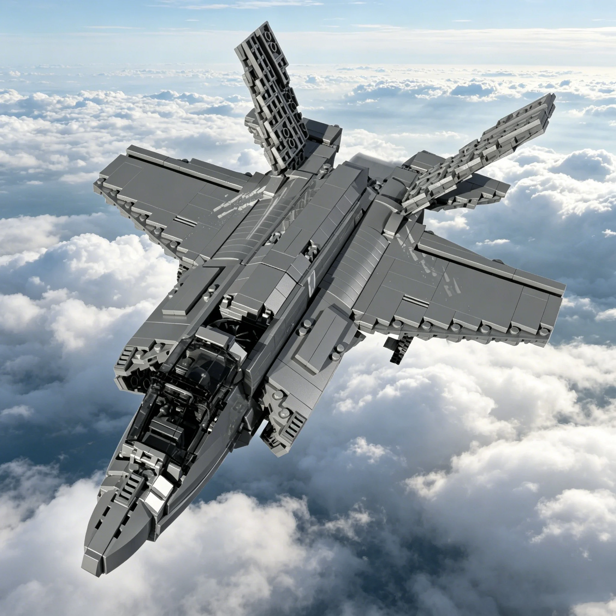 F-35 Lightning II Fighter Jet Building Blocks Stealth Fighter Military Model Bricks With Crew Figures Desktop Ornament Toy Gifts
F-35 Lightning II Fighter Jet Building Blocks Stealth Fighter Military Model Bricks With Crew Figures Desktop Ornament Toy Gifts