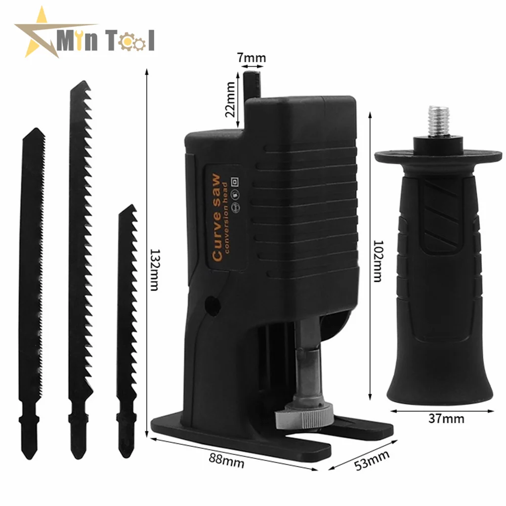 Conversion Head Of Screwdriver Electric Drill To Electric Saw Reciprocating Saw Household Hacksaw Wood Tool Power Tools Set
Conversion Head Of Screwdriver Electric Drill To Electric Saw Reciprocating Saw Household Hacksaw Wood Tool Power Tools Set