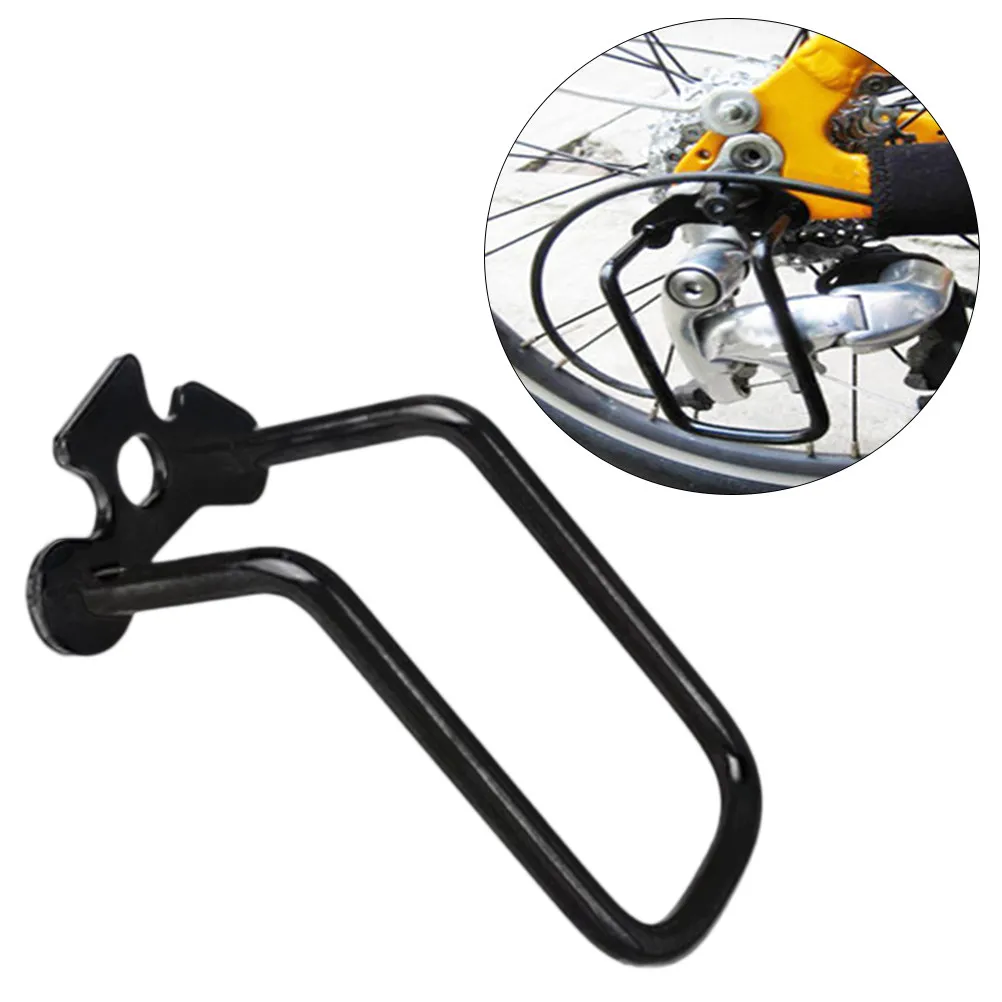 2Pcs Rear Derailleur Protector Cover Black Bike Transmission Guard Chain Gear Cycling Transmission Protection