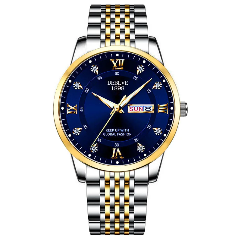 Men's Watch Dual Calendar Night Light Waterproof Wristwatch Fashion Trend Male Clock Gift
Men's Watch Dual Calendar Night Light Waterproof Wristwatch Fashion Trend Male Clock Gift