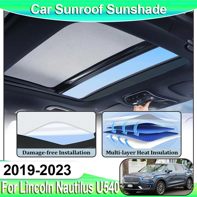 Sunroof Sunshades For Lincoln Nautilus U540 Accessories MK1 2019~2023 Outdoor Electrostatic Adsorption Sunshade Skylight Anti UV
Sunroof Sunshades For Lincoln Nautilus U540 Accessories MK1 2019~2023 Outdoor Electrostatic Adsorption Sunshade Skylight Anti UV