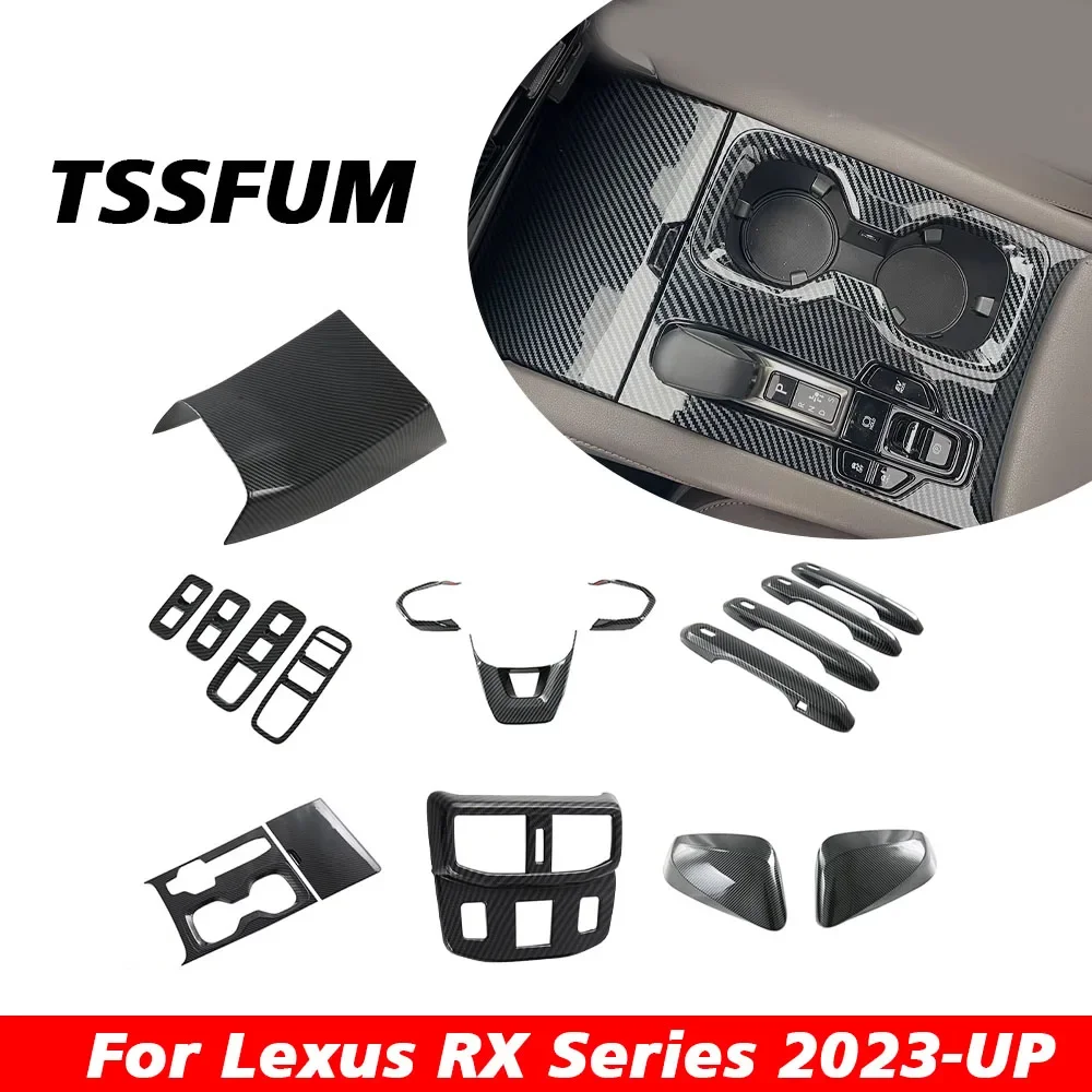 Car Interior Carbon Fiber Sticker Gear Shift Panel Cover Interior Trim For Lexus RX 350h 500h Al30 AWD F Sport 2023 2024 2025
Car Interior Carbon Fiber Sticker Gear Shift Panel Cover Interior Trim For Lexus RX 350h 500h Al30 AWD F Sport 2023 2024 2025