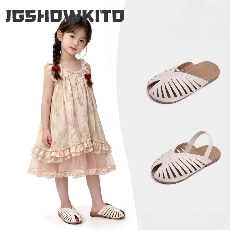 JGSHOWKITO Outdoor Kids Beach Shoes Summer Beige Hollow-out Girls School Causal Flat Slippers Soft Children Breathable Sandals
JGSHOWKITO Outdoor Kids Beach Shoes Summer Beige Hollow-out Girls School Causal Flat Slippers Soft Children Breathable Sandals
