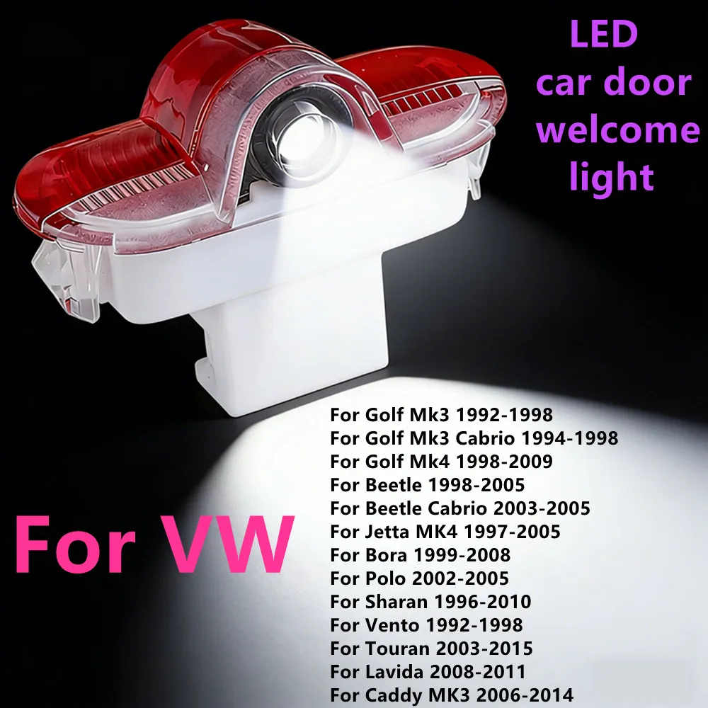 2X LED car door welcome decoration light accessories For VW Touran Sharan Golf 4 3 Mk3 Mk4 Beetle Jetta MK4 Caddy MK3 Polo Bora
2X LED car door welcome decoration light accessories For VW Touran Sharan Golf 4 3 Mk3 Mk4 Beetle Jetta MK4 Caddy MK3 Polo Bora