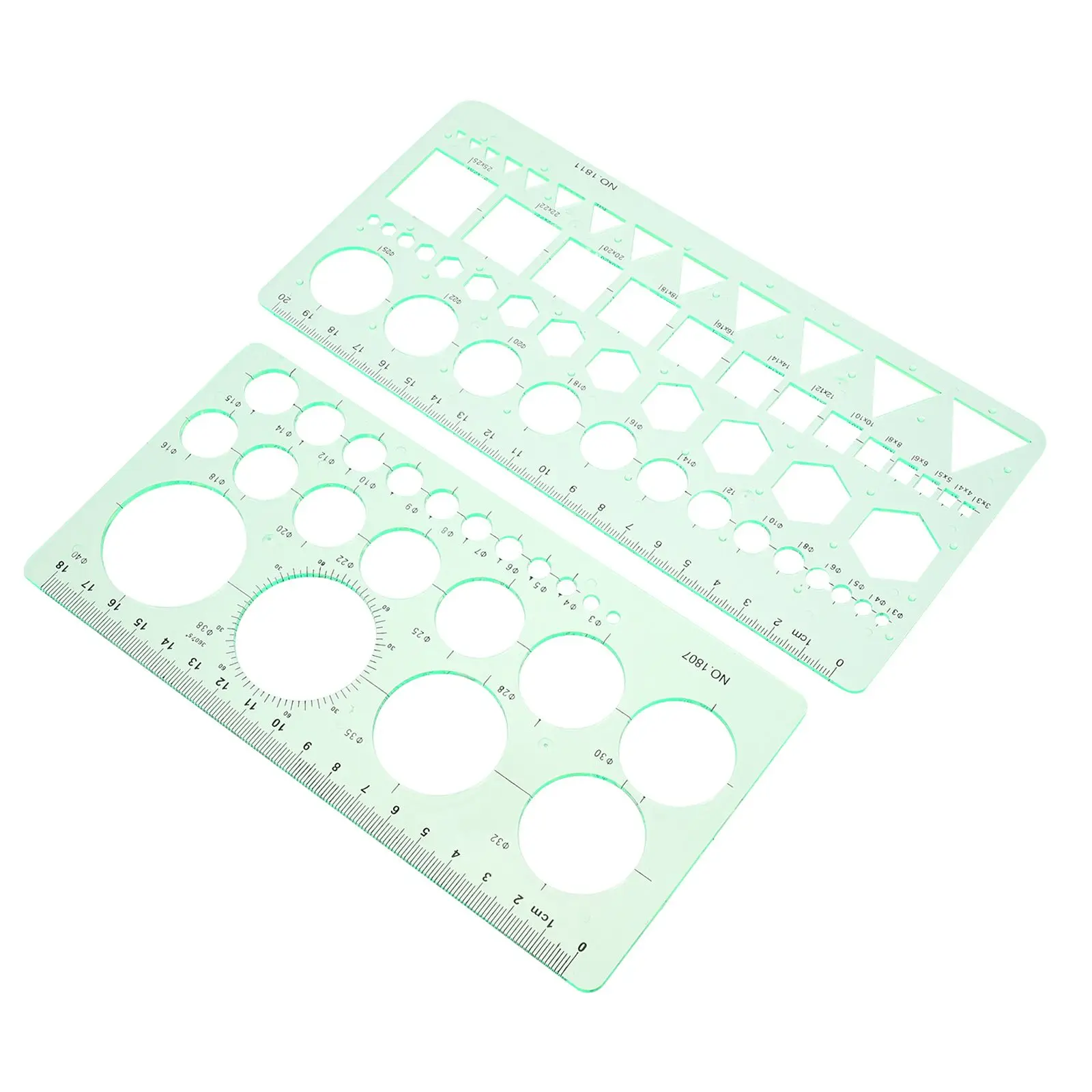 2Pcs Transparent Drawing Templates Clear Ruler Circle Maker Drafting Stencil Geometric Supplies Measuring Design Aid School
2Pcs Transparent Drawing Templates Clear Ruler Circle Maker Drafting Stencil Geometric Supplies Measuring Design Aid School