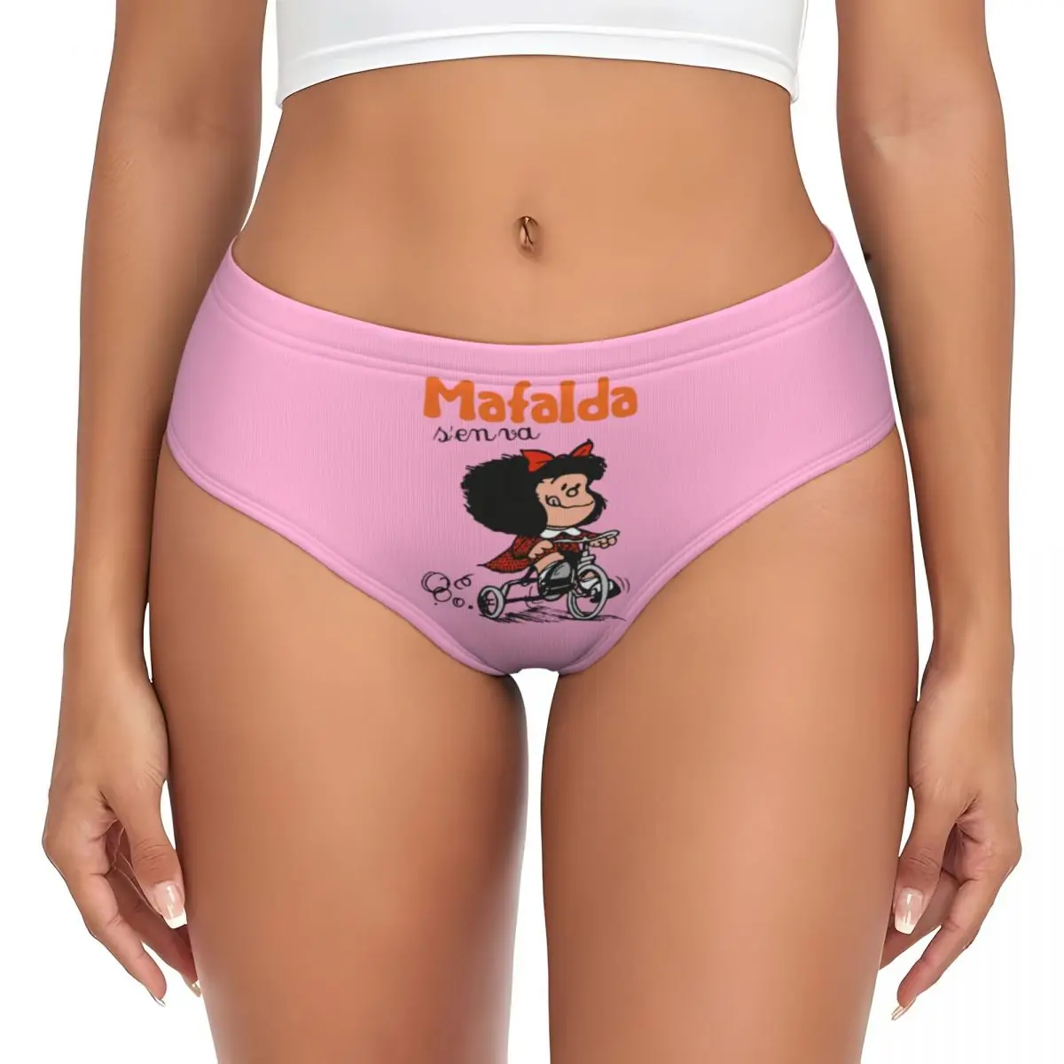 Custom Women Quino Comic Cartoon Mafalda Brief Panties Female Soft Underwear Underpants
Custom Women Quino Comic Cartoon Mafalda Brief Panties Female Soft Underwear Underpants