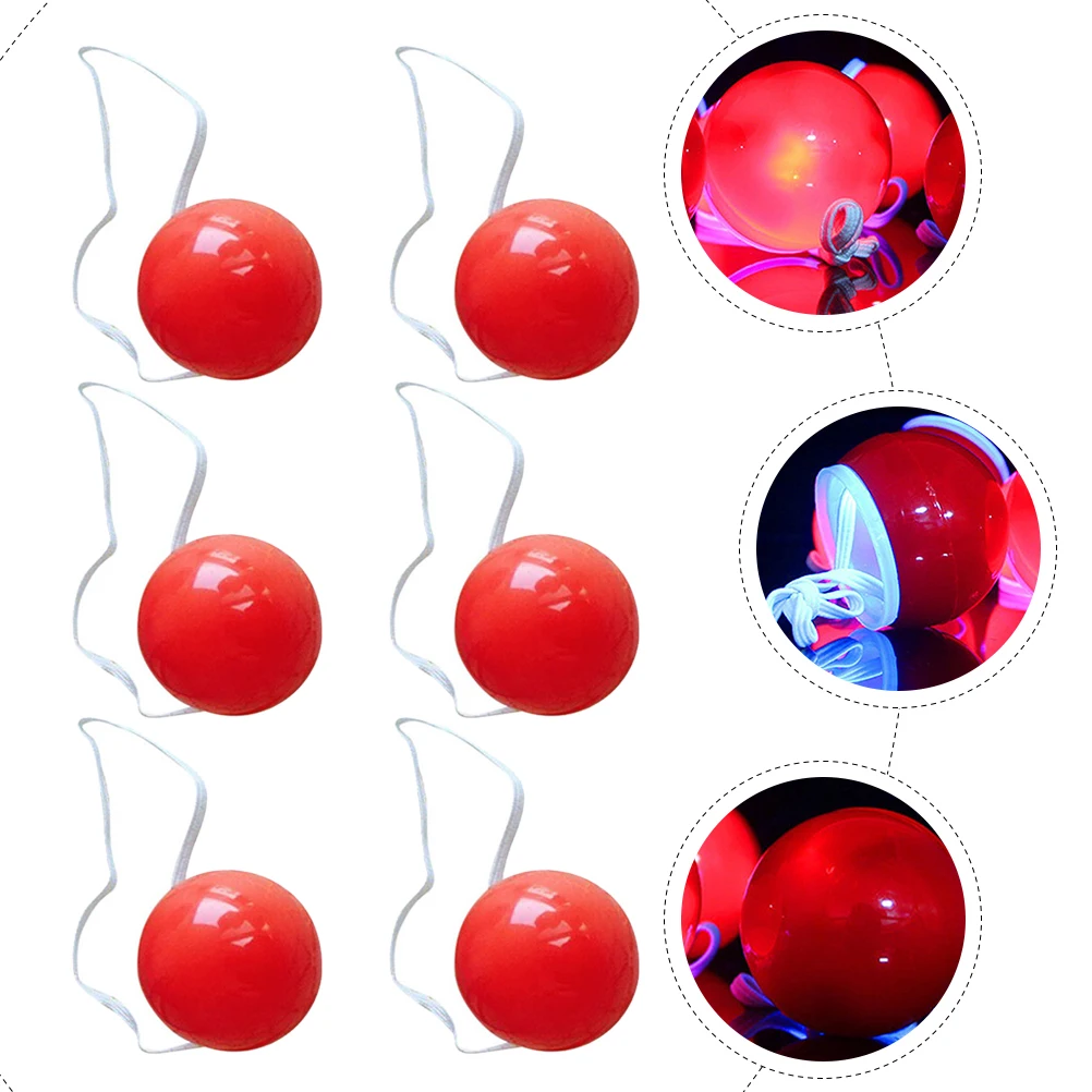 8 Pcs Glowing Up Clown Noses Prop Durable Vinyl Costume Accessories for Parties Festivals Halloween Cosplay Dress
8 Pcs Glowing Up Clown Noses Prop Durable Vinyl Costume Accessories for Parties Festivals Halloween Cosplay Dress