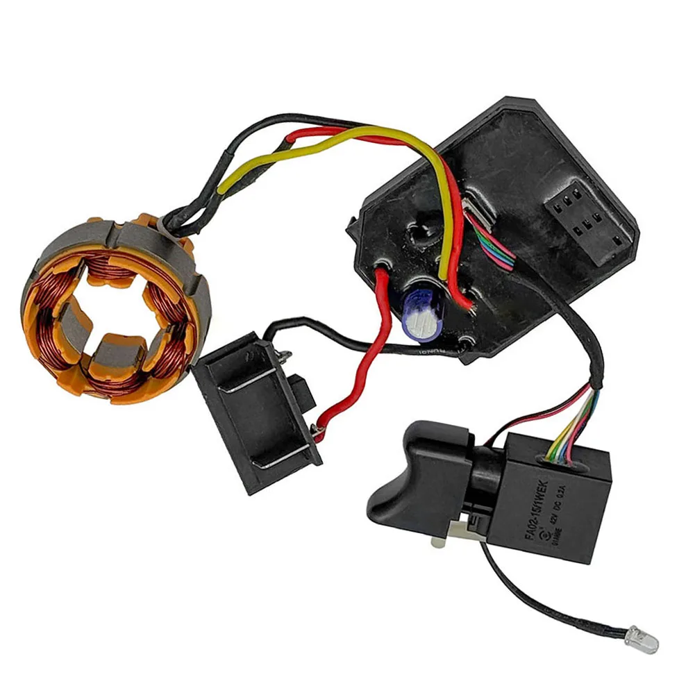 21V Brushless Lithium Drill Stator Assembly Switch For Dayi Brushless Electric Wrench Drive Control Board Switch Stator
21V Brushless Lithium Drill Stator Assembly Switch For Dayi Brushless Electric Wrench Drive Control Board Switch Stator